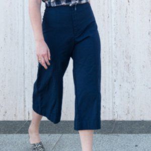 ESBY LUCIA SEAMED PANT - NAVY